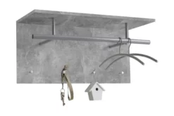 FMD Hatthylla 72x29,3x34,5cm Betonggrå