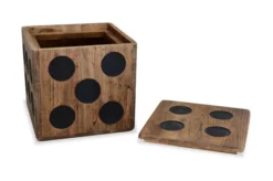 Förvaringsbox Mindi-trä 40x40x40 Cm Tärningsdesign 7 Förvaringsbox Mindi-trä 40x40x40 Cm Tärningsdesign -SONGMICS Försäljning forvaringsbox mindi tra 40x40x40 cm tarningsdesign brun 3609332