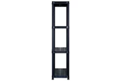 Förvaringshylla 4 Hyllor Svart 122x30,5x130 Cm Plast 10 Förvaringshylla 4 Hyllor Svart 122x30,5x130 Cm Plast -SONGMICS Försäljning forvaringshylla 4 hyllor svart 122x305x130 cm plast svart 3750582