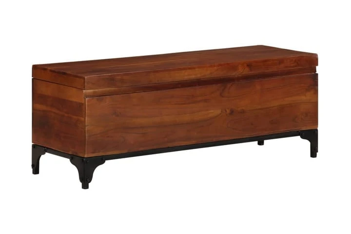 Förvaringskista 110x35x41 Cm Massivt Akaciaträ 5 Förvaringskista 110x35x41 Cm Massivt Akaciaträ - Bild 5