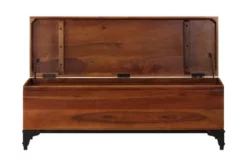 Förvaringskista 110x35x41 Cm Massivt Akaciaträ 15 Förvaringskista 110x35x41 Cm Massivt Akaciaträ -SONGMICS Försäljning forvaringskista 110x35x41 cm massivt akaciatra brun 4197550