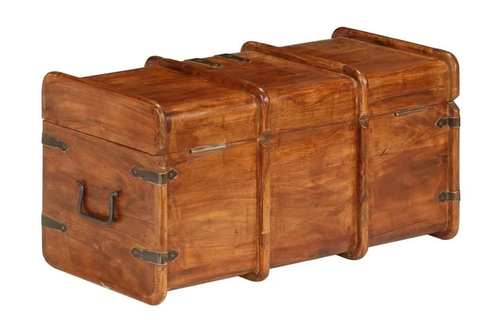 Förvaringskista 2 Delar Massivt Akaciaträ Med Sheshamfinish 10 Förvaringskista 2 Delar Massivt Akaciaträ Med Sheshamfinish - Bild 10