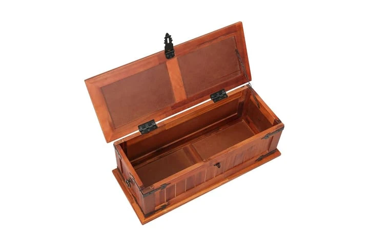 Förvaringskista 60x25x22 Cm Massivt Akaciaträ 5 Förvaringskista 60x25x22 Cm Massivt Akaciaträ - Bild 5