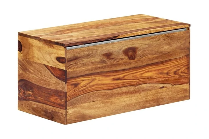 Förvaringskista 80x40x40 Cm Massiv Sheesham 1 Förvaringskista 80x40x40 Cm Massiv Sheesham