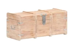 Förvaringskista 90x40x40 Cm Massivt Akaciaträ