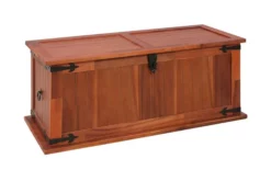 Förvaringskista 90x45x40 Cm Massivt Akaciaträ