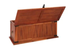 Förvaringskista 90x45x40 Cm Massivt Akaciaträ -SONGMICS Försäljning forvaringskista 90x45x40 cm massivt akaciatra brun 3059663