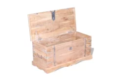 Förvaringskista I Massivt Trä -SONGMICS Försäljning forvaringskista akaciatra brun 3059408