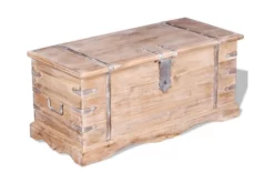 Förvaringskista I Massivt Trä -SONGMICS Försäljning forvaringskista akaciatra brun 3059409