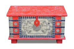 Förvaringskista Mangoträ Röd 80x40x45 Cm 12 Förvaringskista Mangoträ Röd 80x40x45 Cm -SONGMICS Försäljning forvaringskista mangotra rod 80x40x45 cm rod 3504317