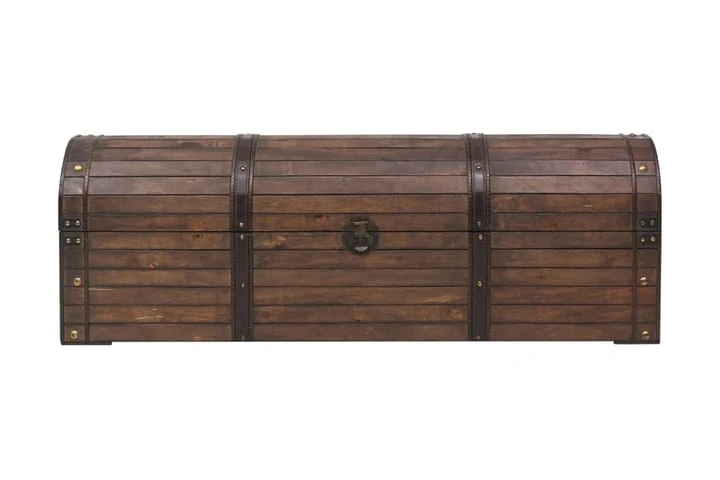 Förvaringskista Massivt Trä Vintagestil 120x30x40 Cm 2 Förvaringskista Massivt Trä Vintagestil 120x30x40 Cm - Bild 2