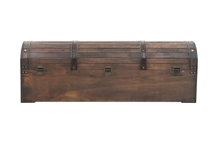 Förvaringskista Massivt Trä Vintagestil 120x30x40 Cm 4 Förvaringskista Massivt Trä Vintagestil 120x30x40 Cm - Bild 4