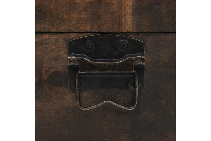 Förvaringskista Massivt Trä Vintagestil 120x30x40 Cm 5 Förvaringskista Massivt Trä Vintagestil 120x30x40 Cm - Bild 5