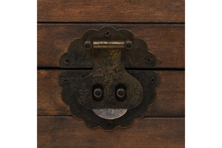 Förvaringskista Massivt Trä Vintagestil 120x30x40 Cm 6 Förvaringskista Massivt Trä Vintagestil 120x30x40 Cm - Bild 6