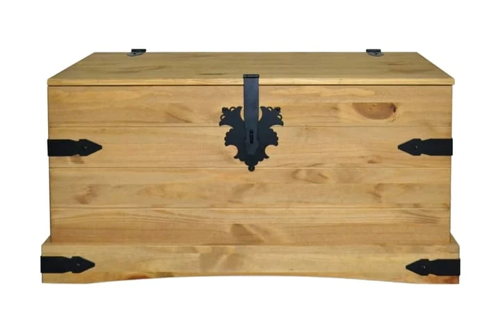 Förvaringskista Mexikansk Coronastil Furu 91x49,5x47 Cm 2 Förvaringskista Mexikansk Coronastil Furu 91x49,5x47 Cm - Bild 2