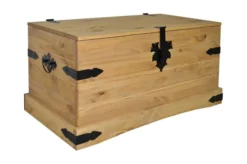 Förvaringskista Mexikansk Coronastil Furu 91x49,5x47 Cm