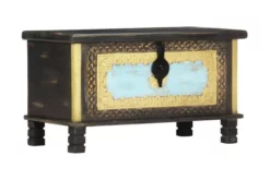 Förvaringskista Svart 80x40x45 Cm Massivt Mangoträ 14 Förvaringskista Svart 80x40x45 Cm Massivt Mangoträ -SONGMICS Försäljning forvaringskista svart 80x40x45 cm massivt mangotra svart 2054982