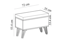 Förvaringskista Violaceae 72x53,4 Cm 9 Förvaringskista Violaceae 72x53,4 Cm -SONGMICS Försäljning forvaringskista violaceae 72x534 cm vit 4896300