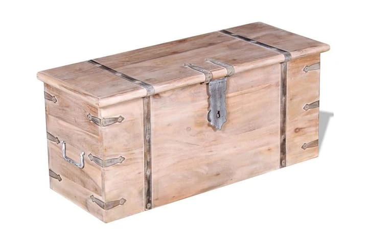 Förvaringskistor 2 Delar Akaciaträ 8 Förvaringskistor 2 Delar Akaciaträ - Bild 8