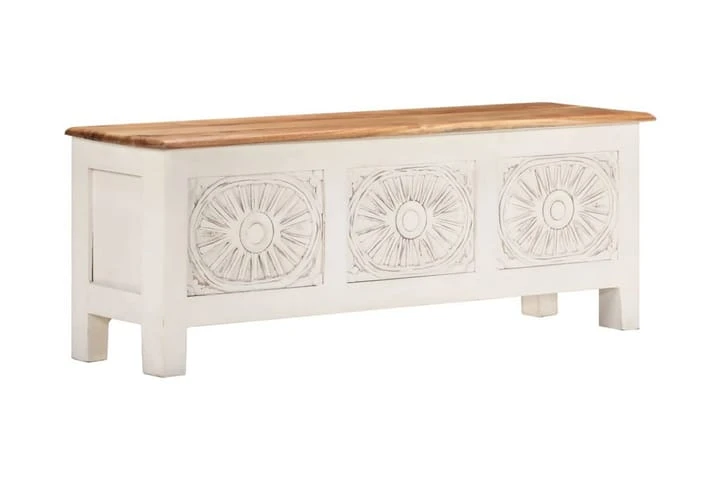 Förvaringslåda 110x30x40 Cm Massivt Akaciaträ 1 Förvaringslåda 110x30x40 Cm Massivt Akaciaträ