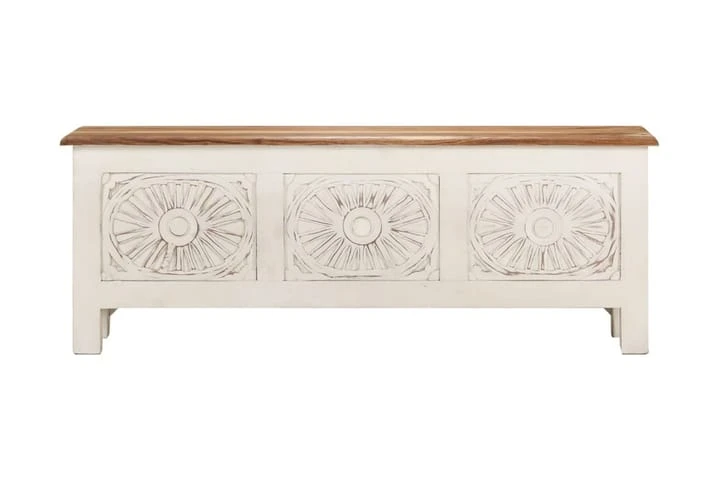 Förvaringslåda 110x30x40 Cm Massivt Akaciaträ 2 Förvaringslåda 110x30x40 Cm Massivt Akaciaträ - Bild 2