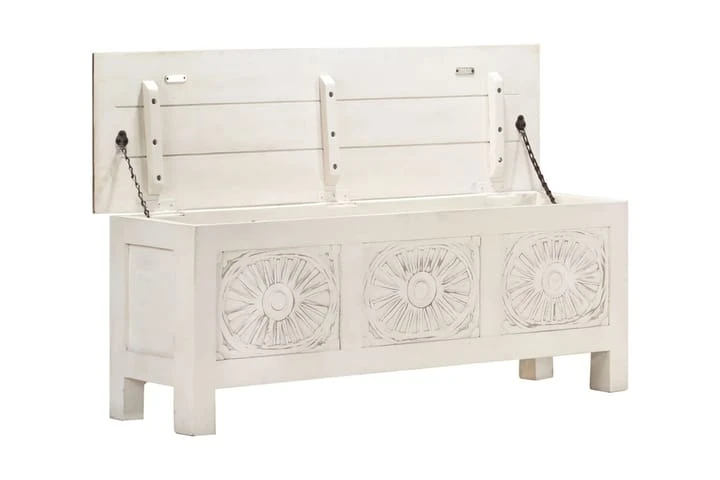 Förvaringslåda 110x30x40 Cm Massivt Akaciaträ 3 Förvaringslåda 110x30x40 Cm Massivt Akaciaträ - Bild 3