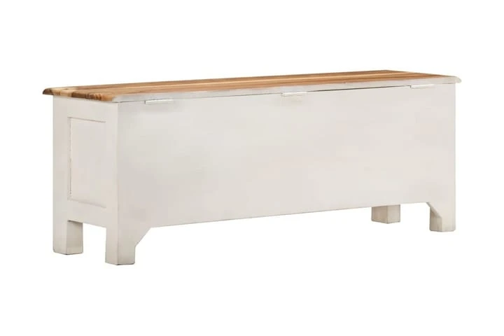 Förvaringslåda 110x30x40 Cm Massivt Akaciaträ 4 Förvaringslåda 110x30x40 Cm Massivt Akaciaträ - Bild 4