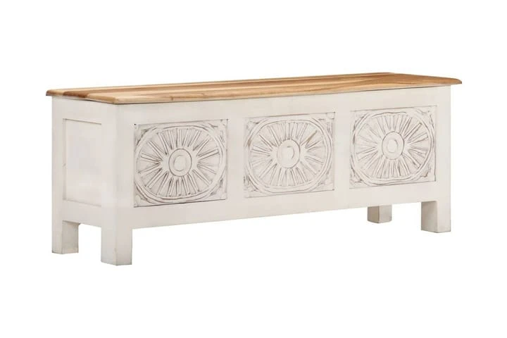 Förvaringslåda 110x30x40 Cm Massivt Akaciaträ 6 Förvaringslåda 110x30x40 Cm Massivt Akaciaträ - Bild 6