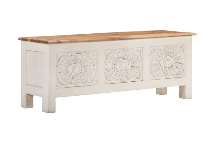 Förvaringslåda 110x30x40 Cm Massivt Akaciaträ 7 Förvaringslåda 110x30x40 Cm Massivt Akaciaträ - Bild 7