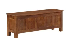 Förvaringslåda 110x30x40 Cm Massivt Mangoträ