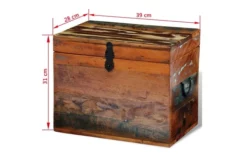 Förvaringslåda återvunnet Trä -SONGMICS Försäljning forvaringslada atervunnet tra brun 4937199