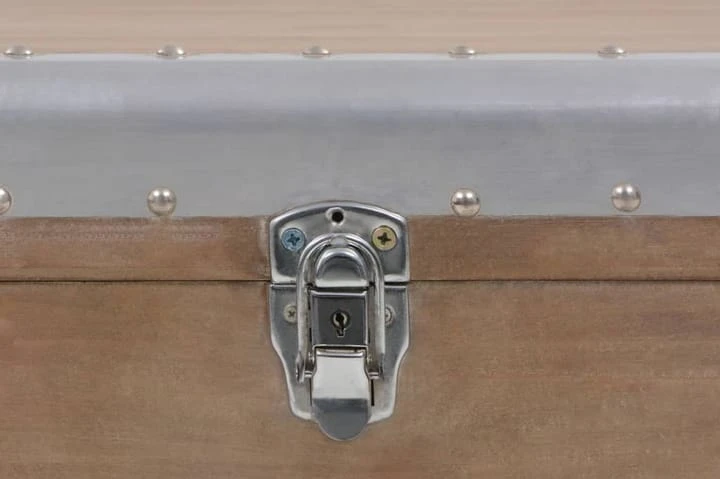 Förvaringslåda Massivt Granträ 91x52x40 Cm Brun 6 Förvaringslåda Massivt Granträ 91x52x40 Cm Brun - Bild 6