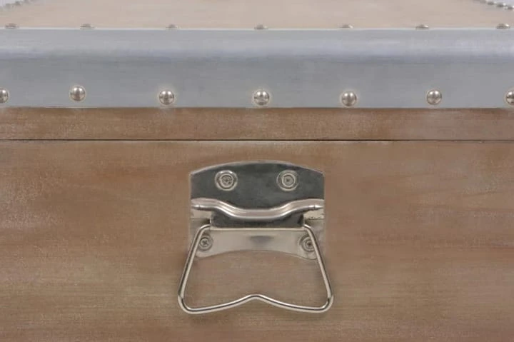 Förvaringslåda Massivt Granträ 91x52x40 Cm Brun 8 Förvaringslåda Massivt Granträ 91x52x40 Cm Brun - Bild 8