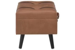 Förvaringspall 40 Cm Ljusbrun Konstläder -SONGMICS Försäljning forvaringspall 40 cm brun konstlader brun 4937569