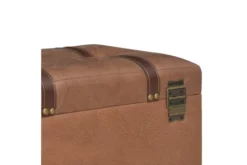 Förvaringspall 40 Cm Ljusbrun Konstläder -SONGMICS Försäljning forvaringspall 40 cm brun konstlader brun 4937573