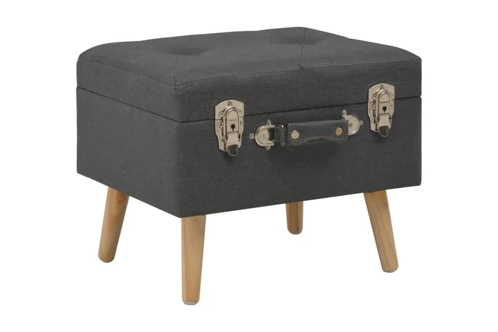 Förvaringspall 40 Cm Beige Tyg 1 Förvaringspall 40 Cm Beige Tyg