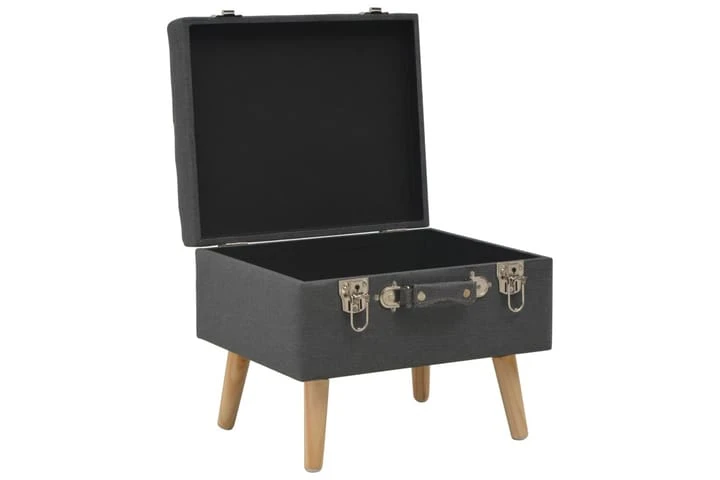 Förvaringspall 40 Cm Beige Tyg 3 Förvaringspall 40 Cm Beige Tyg - Bild 3