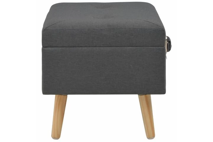 Förvaringspall 40 Cm Beige Tyg 4 Förvaringspall 40 Cm Beige Tyg - Bild 4