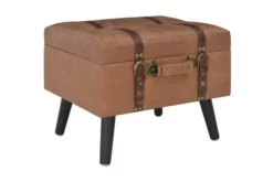 Förvaringspallar 3 St Beige Konstläder -SONGMICS Försäljning forvaringspallar 3 st brun konstlader brun 3060171