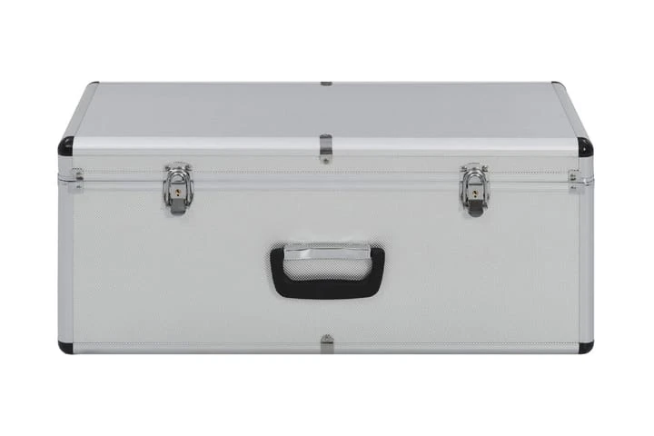 Förvaringsväskor 2 St Silver Aluminium 2 Förvaringsväskor 2 St Silver Aluminium - Bild 2