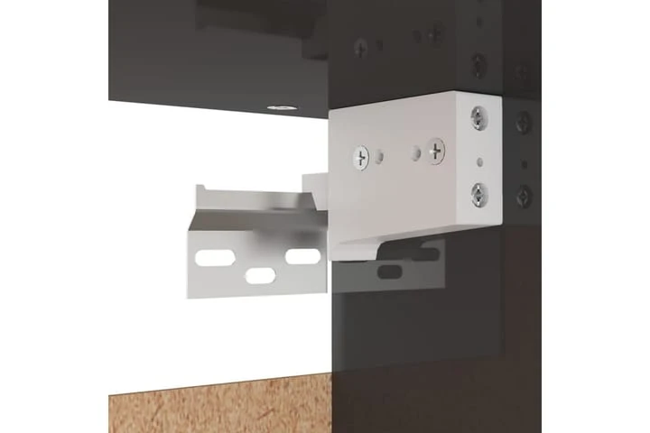 Garderob Högglans Svart 70x32,5x35 Cm Spånskiva 7 Garderob Högglans Svart 70x32,5x35 Cm Spånskiva - Bild 7