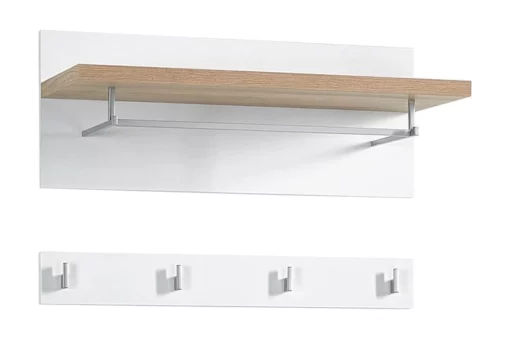 Hatthylla Bedew 76 Cm 2-Delad -SONGMICS Försäljning hatthylla bedew 76 cm 2 delad ekvit 1847108