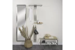 Hatthylla Brije 68 Cm 7 Hatthylla Brije 68 Cm -SONGMICS Försäljning hatthylla brije 68 cm silverek 4351954