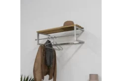 Hatthylla Cessant 90 Cm 6 Hatthylla Cessant 90 Cm -SONGMICS Försäljning hatthylla cessant 90 cm silverbrun 4724863