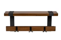 Hatthylla Dzyda 60x15 Cm 8 Hatthylla Dzyda 60x15 Cm -SONGMICS Försäljning hatthylla dzyda 60x15 cm morkbrun 3751645