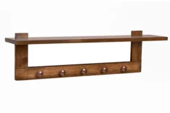 Hatthylla Dzyda 80x17 Cm 8 Hatthylla Dzyda 80x17 Cm -SONGMICS Försäljning hatthylla dzyda 80x17 cm morkbrun 3662243