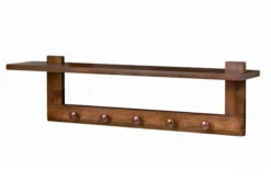 Hatthylla Dzyda 80x17 Cm 10 Hatthylla Dzyda 80x17 Cm -SONGMICS Försäljning hatthylla dzyda 80x17 cm morkbrun 3662245