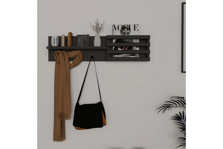 Hatthylla Husow 80x11 Cm 2 Hyllor 3 Hatthylla Husow 80x11 Cm 2 Hyllor - Bild 3