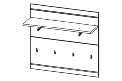 Hatthylla Indre 96 Cm -SONGMICS Försäljning hatthylla indre 96 cm vit 1848250