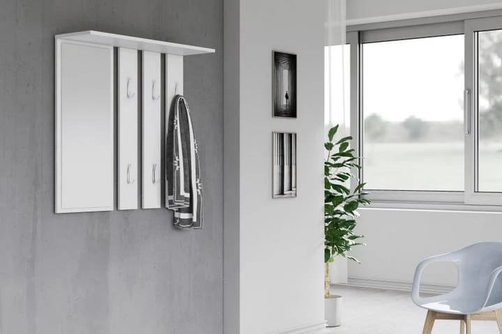 Hatthylla Koroit 85x15x82 Cm Med 6 Krokar 1 Hatthylla Koroit 85x15x82 Cm Med 6 Krokar